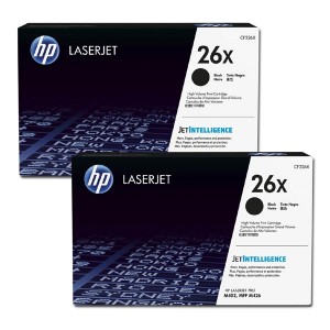 HP originální toner CF226XD, black, 18000 (2x9000)str., HP 26X, high capacity, HP LaserJet Pro M402, Pro MFP M426, dual pack, 2x93