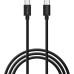 Verbatim USB kabel USB C samec - USB C samec, 60W, 1m, černo-bílá, box, 32391