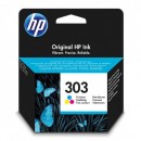 HP originální ink T6N01AE, HP 303, color, 165str., HP ENVY Photo 6230, 7130, 7134, 7830