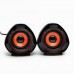Logo reproduktory 2.0, 5W, černé, regulace hlasitosti