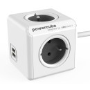 Cubenest - Powercube, 1.5m, Extended USB PD 35W, 2X C, šedá, POWERCUBE, 4 zásuvky, 2x USB C, Power Delivery 35 W