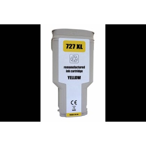 Renovovaná kazeta pro HP 727 F9J78A yellow PREMIUM 300 ml