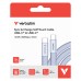 Verbatim USB-C kabel SoftTouch USB C samec - USB C samec, 100W, 1.2m, Fialová, box, 30278