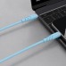 Powerton ENERGY PASTEL EDITION Kabel USB-C, 100W, 1m, silikonový, modrý