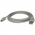 Kabel USB (2.0), USB A M- USB mini M (5 pin), 2m, černý, Logo, cena za 1 kus