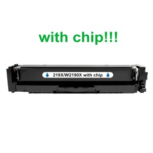 Kompatibilní toner pro HP 219X/W2191X-Plně funkční čip! Cyan 2500 stran