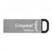 Kingston USB flash disk, USB 3.0 (3.2 Gen 1), 128GB, DataTraveler(R) Kyson, stříbrný, DTKN/128GB, s poutkem
