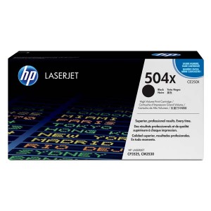 HP originální toner CE250X, black, 10500str., HP 504X, HP Color LaserJet CP3525, O