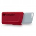 Verbatim USB flash disk, USB 3.0 (3.2 Gen 1), 32GB, Store N Click, mix barev, 49308, USB A, s výsuvným konektorem, 2ks