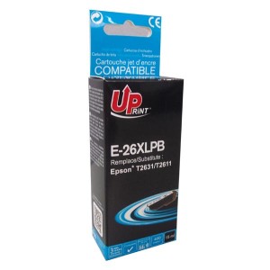 UPrint kompatibilní ink s C13T26314010, T263140, 26XL, photo black, 400str., 15ml, E-26XLPB, pro Epson Expression Premium XP-800, UPrint kompatibilní ink s C13T26314010, T263140, 26XL, photo black, 400str., 15ml, E-26XLPB, pro Epson Expression Premium XP-800,