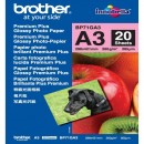 Brother Glossy Photo Paper, foto papír, lesklý, bílý, A3, 260 g/m2, 20 ks, BP71GA3, inkoustový