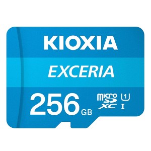 Kioxia Paměťová karta Exceria (M203), 256GB, microSDXC, LMEX1L256GG2, UHS-I U1 (Class 10)