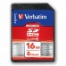 Verbatim Secure Digital Card, 16GB, SDHC, 43962, UHS-I U1 (Class 10)