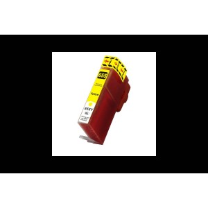 Inkjet cartridge compatible HP CZ112AE No.655 yellow 12ml