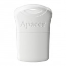 Apacer USB flash disk, USB 2.0, 16GB, AH116, bílý, AP16GAH116W-1, USB A, s krytkou