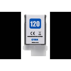 Renovovaná kazeta pro Canon PFI-120 Cyan PREMIUM 130 ml