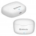 Defender Twins 903, sluchátka s mikrofonem, ovládání hlasitosti, bílá, špuntová, BT 5.0, TWS, nabíjecí pouzdro typ bluetooth
