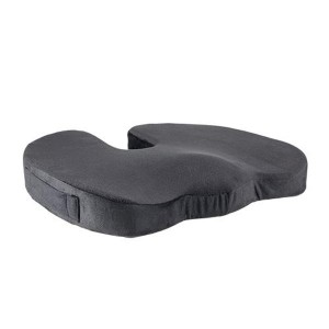 Podsedák, pod hýždě, ergonomický, černý, paměťová pěna