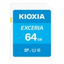 Kioxia Paměťová karta Exceria (N203), 64GB, SDXC, LNEX1L064GG4, UHS-I U1 (Class 10)