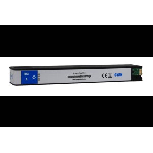Renovovaná kazeta pro HP 913A - F6T77AE cyan PREMIUM 70 ml