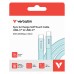 Verbatim USB-C kabel SoftTouch USB C samec - USB C samec, 60W, 1.2m, Modrý, box, 30273