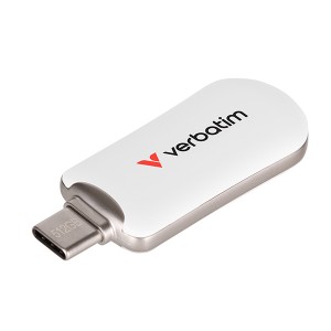 Verbatim USB flash disk, USB C, 512GB, Plectra, bílý, 30231, USB C