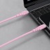 Powerton ENERGY PASTEL EDITION Kabel USB-C, 60W, 1m, silikonový, růžový