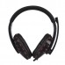 Marvo H8311, sluchátka s mikrofonem, ovládání hlasitosti, černá, herní, 2x 3.5 mm jack