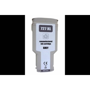 Renovovaná kazeta pro HP 727 F9J80A grey PREMIUM 300 ml
