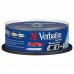 Verbatim CD-R, 43352, DataLife PLUS, 25-pack, 700MB, Super Azo, 52x, 80min., 12cm, Crystal, bez možnosti potisku, cake box, Standa