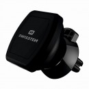 Magnetický držák mobilu(GPS) Swissten do auta, černý, plast, do ventilace, kloubový, černá, mobil