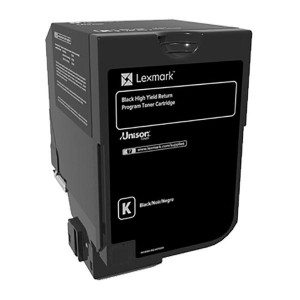 Lexmark originální toner 74C2HK0, black, 20000str., high capacity, Lexmark CS 720, 725, CX 725,, O