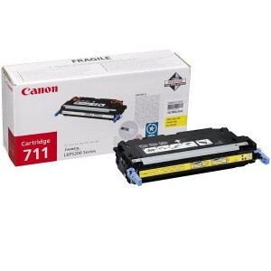 Canon originální toner CRG711, yellow, 6000str., 1657B002, Canon LBP-5300, O