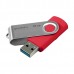 Goodram USB flash disk, USB 3.0 (3.2 Gen 1), 16GB, UTS3, červený, UTS3-0160R0R11, USB A, s otočnou krytkou