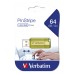 Verbatim USB flash disk, USB 2.0, 64GB, Store,N,Go PinStripe, zelený, 49964, pro archivaci dat