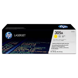 HP originální toner CE412A, yellow, 2600str., HP 305A, HP Color LaserJet Pro M375NW, Pro M475DN, M451dn, O