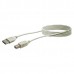 Kabel USB (2.0), USB A M - USB B M, 3m, šedý, Logo, plastic bag, cena za 1 kus