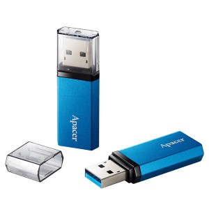 Apacer USB flash disk, USB USB 3.2 Gen1, 128GB, AH25C, modrý, AP128GAH25CU-1, USB A, s krytem