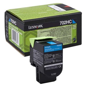 Lexmark originální toner 70C2HC0, cyan, 3000str., high capacity, return, Lexmark CS510de, CS410dn, CS310dn, CS310n, CS410n, O