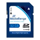 Mediarange paměťová karta Secure Digital Card, 32GB, SDHC, MR964, UHS-I U1 (Class 10), SDHC, SDXC