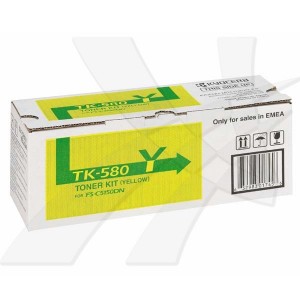 Kyocera originální toner TK580Y, yellow, 2800str., 1T02KTANL0, Kyocera FS- C5150DN, O