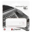 Kingston USB flash disk, USB 3.0 (3.2 Gen 1), 32GB, DataTraveler Exodia, bila, DTX/32GB, USB A, s krytkou