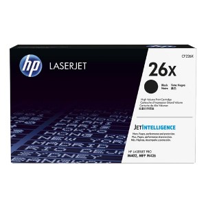 HP originální toner CF226X, black, 9000str., HP 26X, high capacity, HP LaserJet Pro M402, Pro MFP M426, 930g, O