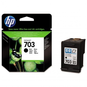 HP originální CD887AE, HP 703, black, HP Deskjet