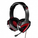 A4Tech G501, sluchátka s mikrofonem, ovládání hlasitosti, černá, 7.1 surround (virtuálně), herní sluchátka, USB