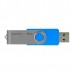 Goodram USB flash disk, USB 2.0, 16GB, UTS2, modrý, UTS2-0160B0R11, USB A, s otočnou krytkou