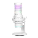 Marvo, herní/streamovací mikrofon, BLAST 60 White, bílý, RGB podsvícení, vstup pro sluchátka