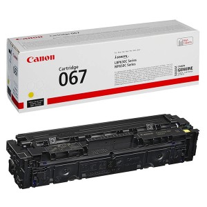 Canon originální toner 067 Y, yellow, 1250str., 5099C002, Canon LBP631Cdw, LBP633Cdw, MF651Cw, MF655Cdw, MF657Cdw, O