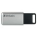 Verbatim USB flash disk, USB 3.0, 32GB, Secure Pro, Store N Go, stříbrný, 98665, USB A, AES 256-bit šifrování
