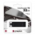 Kingston USB flash disk, USB 3.0 (3.2 Gen 1), 32GB, DataTraveler 70, černý, DT70/32GB, USB C